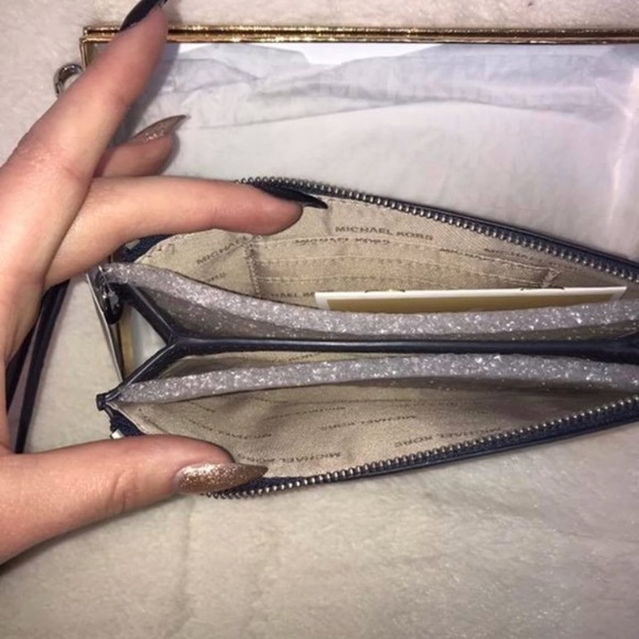 Black Michael Kors Wristlet - Picture 3 of 5